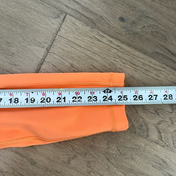 EUC Lululemon Wunder Under High-Rise Tight 25" Orange Soda Size 4 - Picture 9 of 10